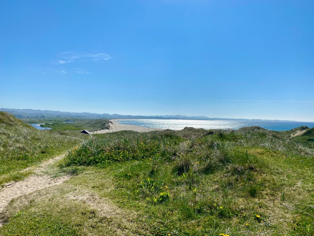 Bobilcamping ved strand